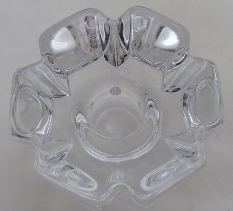 Orrefors crystal candle holder