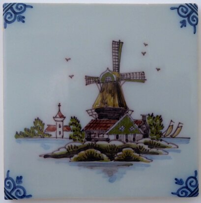 Makkum Tichelaar tile windmill