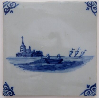 Makkum Tichelaar tile landscape