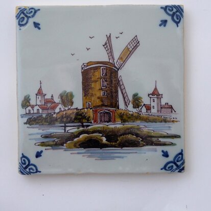 Makkum Tichelaar tile windmill