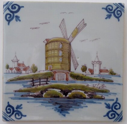 Makkum Tichelaar tile windmill