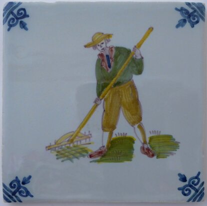 Makkum Tichelaar tile farmer