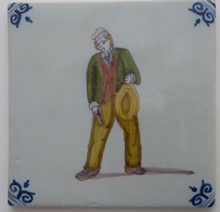 Makkum Tichelaar tile figure