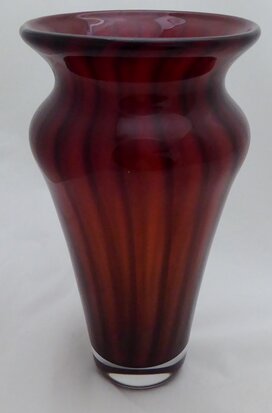 Henk Verweij Leerdam Glas vase