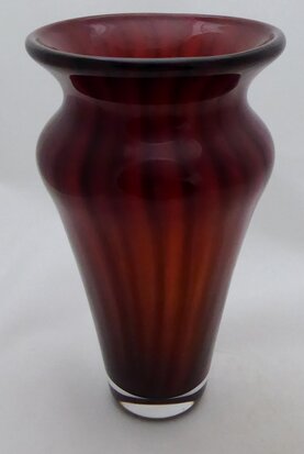 Henk Verweij Leerdam Glas vase