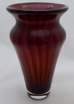 Henk Verweij Leerdam Glas vase