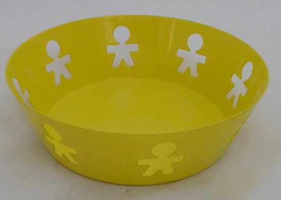 Alessi Girotondo yellow bowl