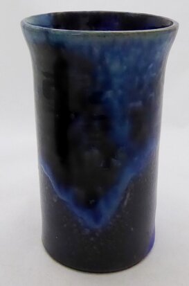 Signed hand-turned vase