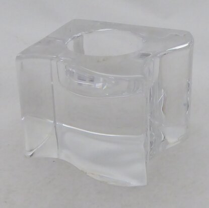 Orrefors crystal tea light holder Puzzle