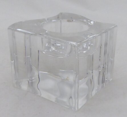 Orrefors crystal tea light holder Puzzle