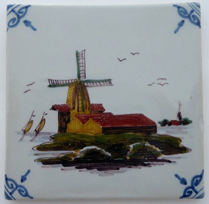 Makkum Tichelaar tile windmill