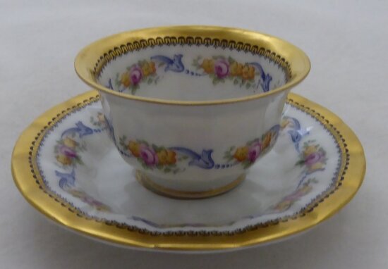 Fürstenberg porcelain cup and saucer 