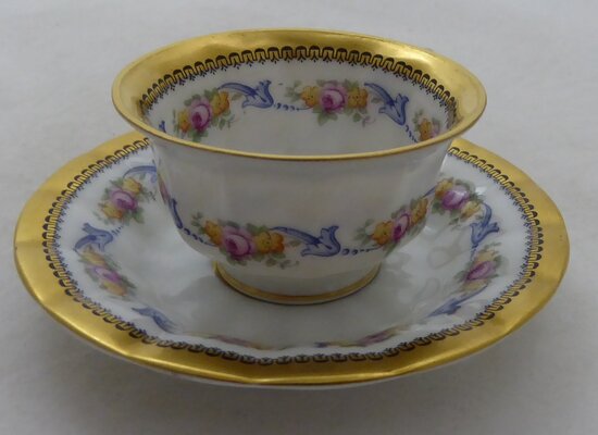 Fürstenberg porcelain cup and saucer 