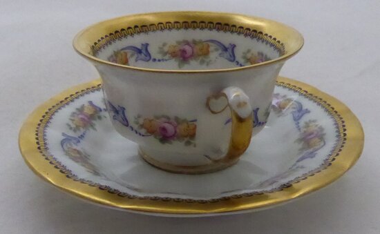 Fürstenberg porcelain cup and saucer 