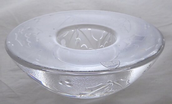 Orrefors Schweden crystal tea light holder