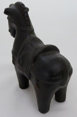 Aldo Londi Rimini ceramic brown horse