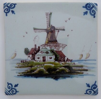 Makkum Tichelaar tile windmill