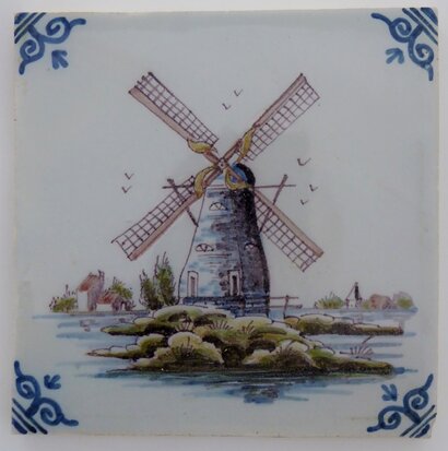 Makkum Tichelaar tile windmill