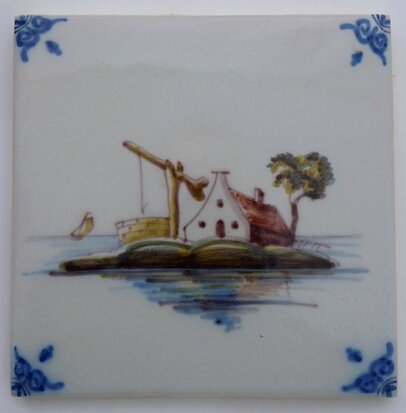 Makkum Tichelaar tile landscape