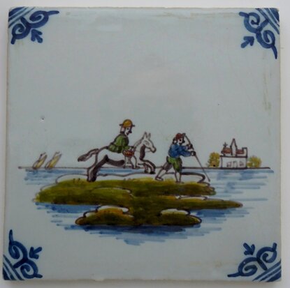 Makkum Tichelaar tile landscape