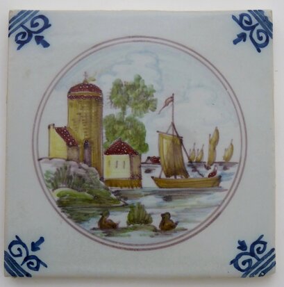 Makkum Tichelaar circle tile