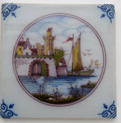 Makkum Tichelaar circle tile