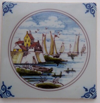 Makkum Tichelaar circle tile