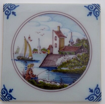 Makkum Tichelaar circle tile