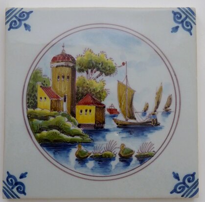 Makkum Tichelaar circle tile