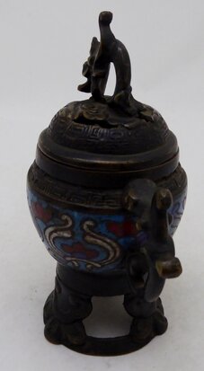 Japanese bronze perfume burner