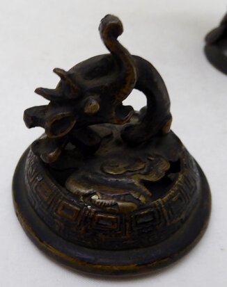 Japanese bronze perfume burner