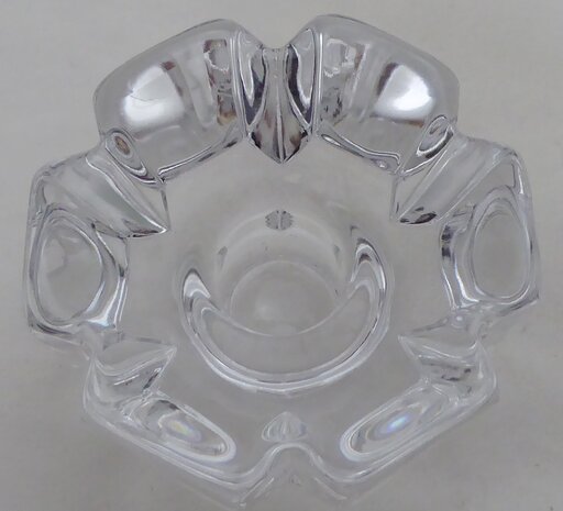 Orrefors crystal candle holder