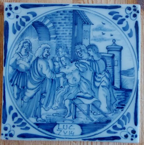 Makkum Tichelaar Bible tile