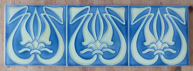 Art nouveau tiles