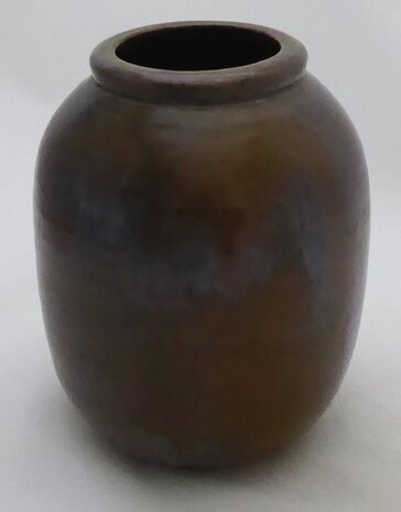 Signed hand-thrown ceramic vase