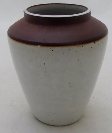 Jaap Ravelli vase white-brown own work