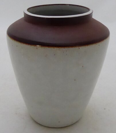 Jaap Ravelli vase white-brown own work