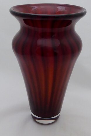 Henk Verweij Leerdam Glas vase