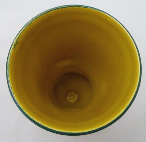 Gouda Flora ceramic vase Yellow 1889