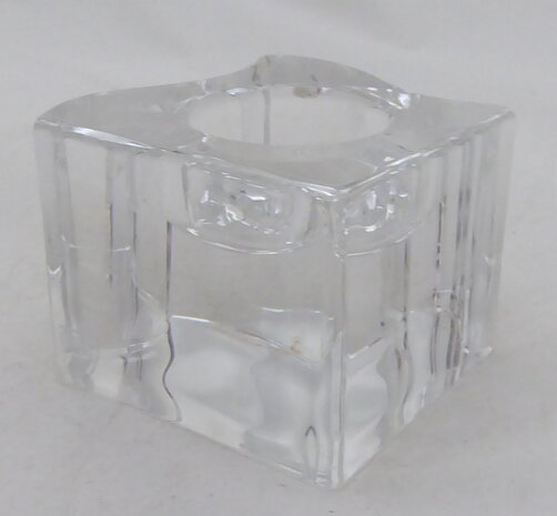 Orrefors crystal tea light holder Puzzle