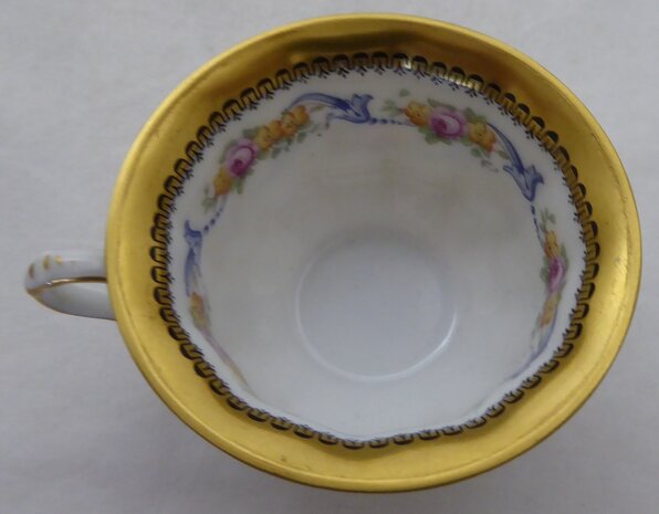 Fürstenberg porcelain cup and saucer 