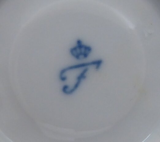 Fürstenberg porcelain cup and saucer 