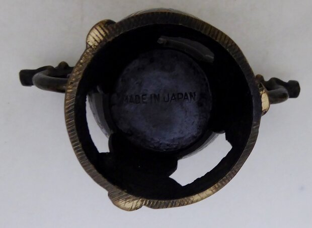 Japanese bronze perfume burner